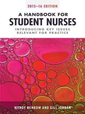 cover image of A Handbook for Student Nurses, 2015–16 edition